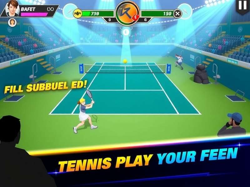 Tennis Clash Smash Legend gameplay screenshot